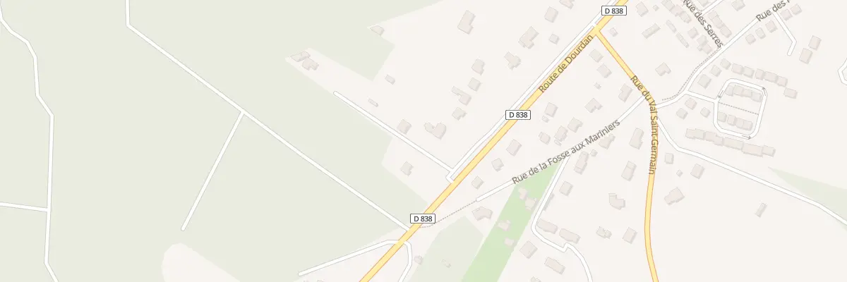 Plan de Sur les Coudrettes à Angervilliers