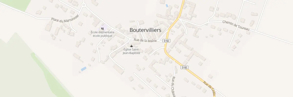 Plan du 2 Rue de la Mairie à Boutervilliers