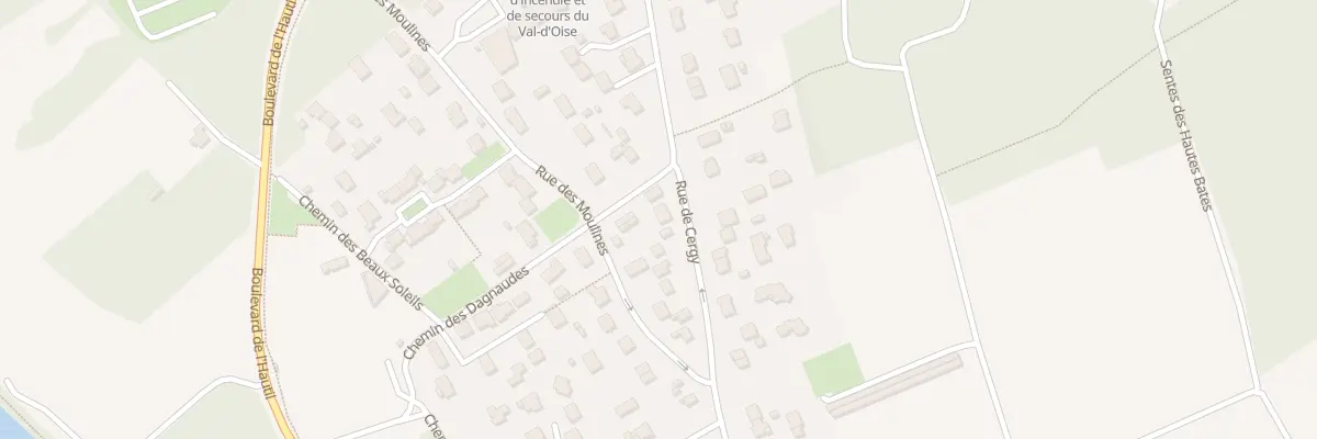 Plan du 91 Rue de Cergy à Neuville-sur-Oise