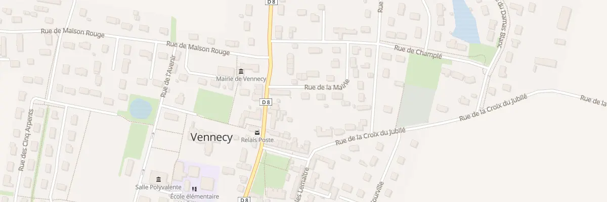 Plan du 6 Rue de la Mairie à Vennecy