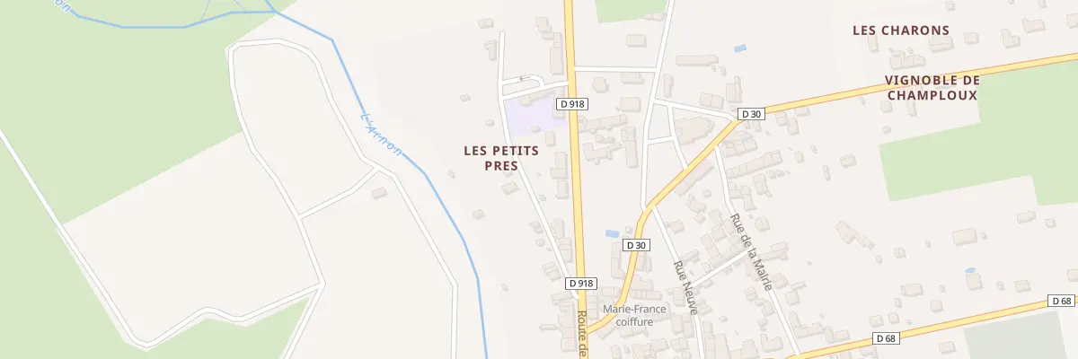 Plan du 25 Rte de Vierzon à Lury-sur-Arnon