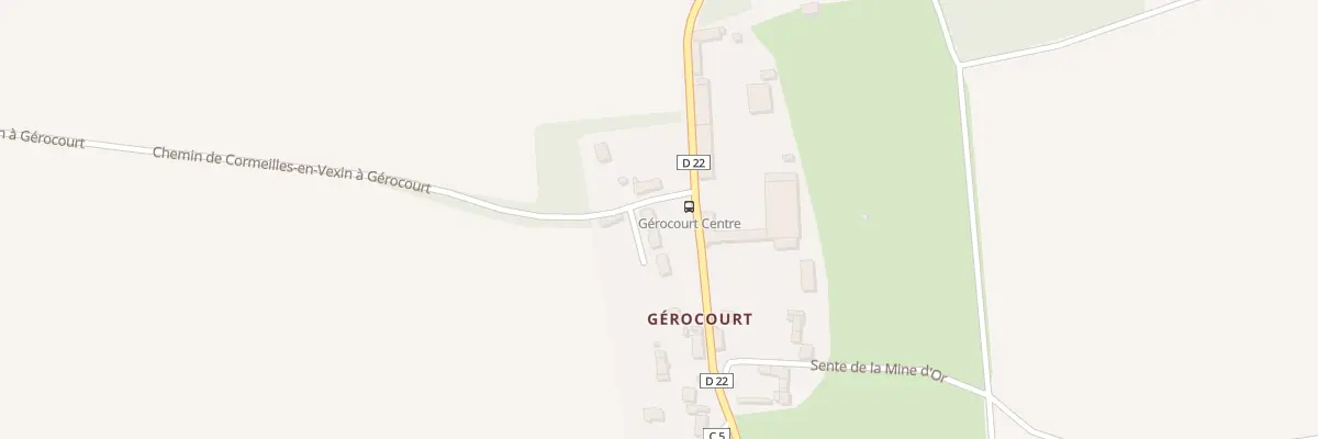 Plan du 9001 Che de la Haie Clouee à Génicourt