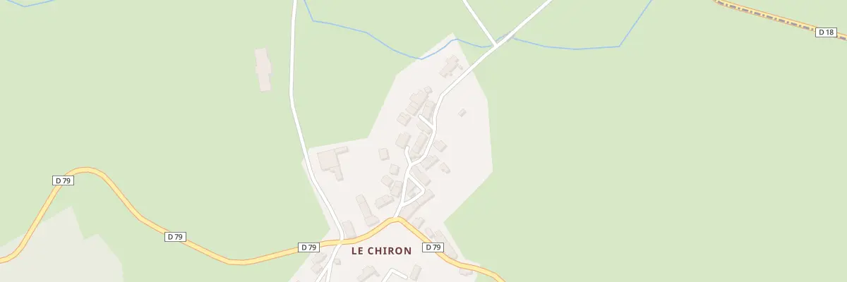 Plan du 15 Le Chiron à Chamberaud