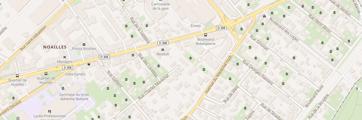 Plan du 105 Rue Charles Maréchal à Poissy