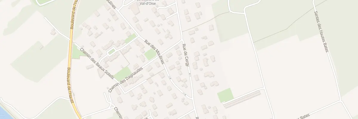 Plan du 89B Rue de Cergy à Neuville-sur-Oise