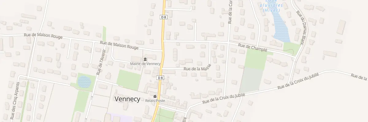 Plan du 5 Rue de la Mairie à Vennecy