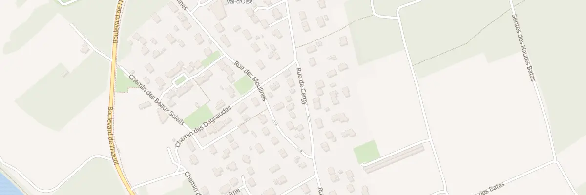 Plan du 89 Rue de Cergy à Neuville-sur-Oise