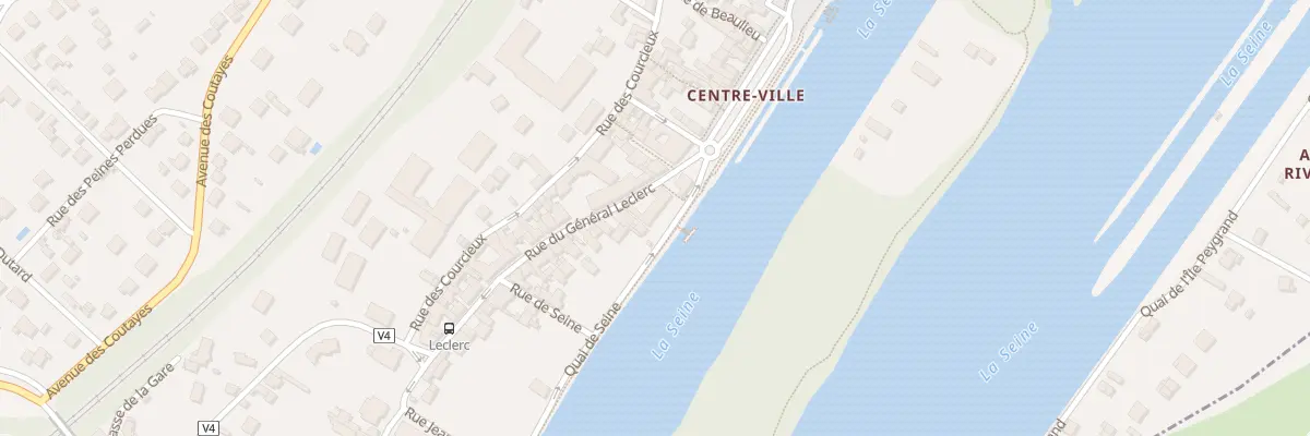 Plan du 1 Rue du Gen Leclerc à Andrésy
