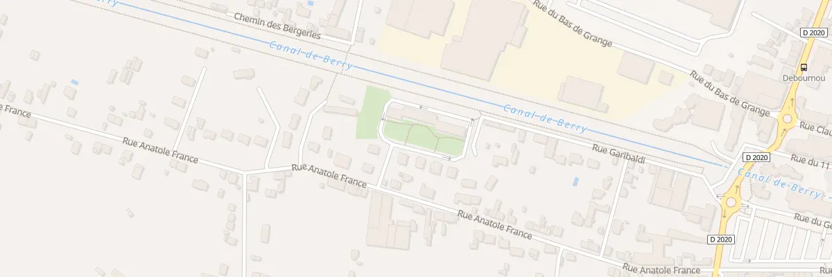 Plan du 58 Rue Anatole France à Vierzon