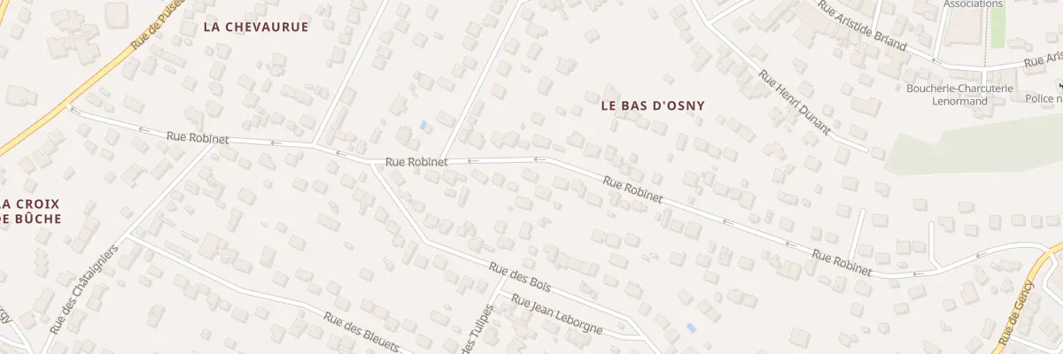 Plan du 36B Rue Robinet à Osny