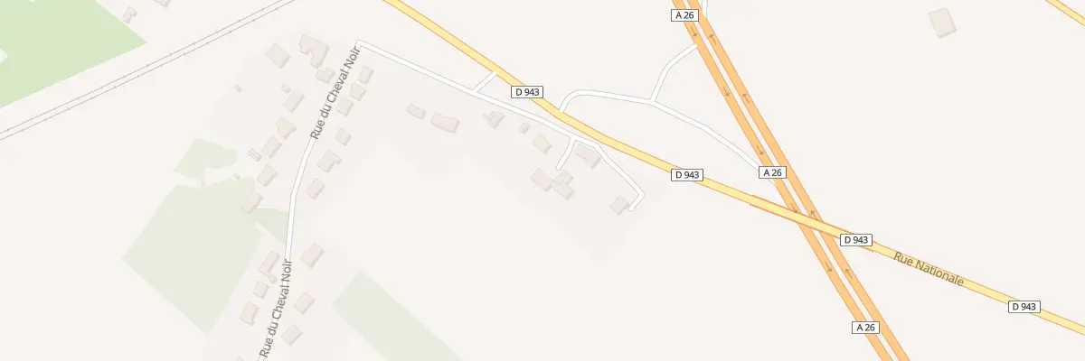Plan du 8 Imp de l’Autoroute à Zouafques
