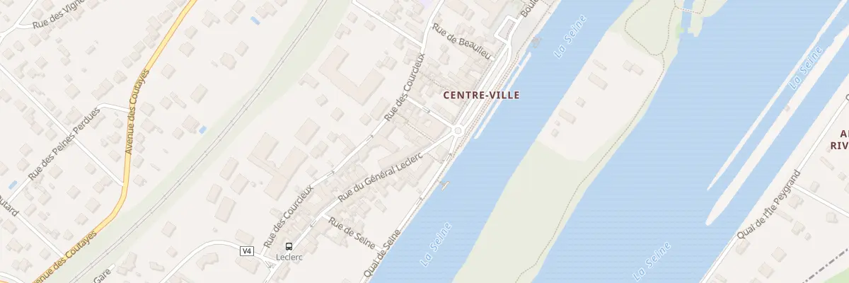 Plan du 2 Rue du Gen Leclerc à Andrésy
