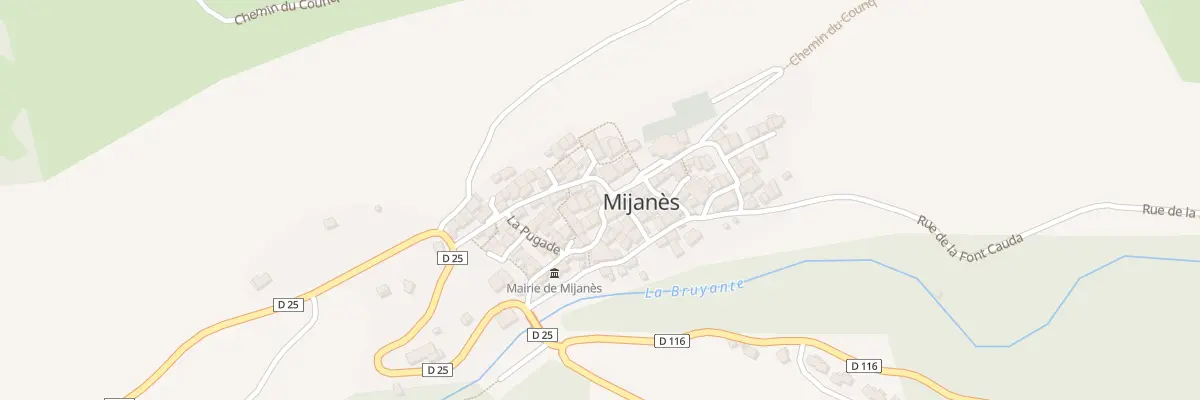 Plan du 33A Le Village à Mijanès