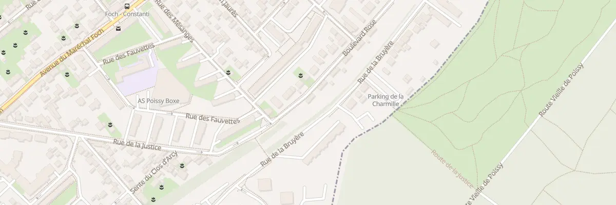 Plan du 2 Bd Rose à Poissy