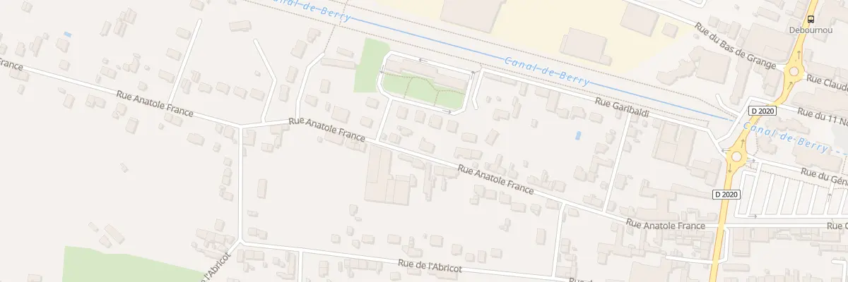 Plan du 44 Rue Anatole France à Vierzon