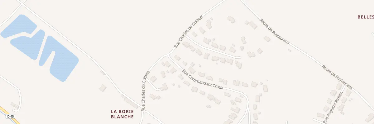 Plan du 34 Rue Commandant Croux à Sorèze