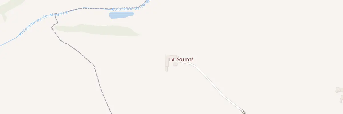 Plan du 85 Che de la Poudie à Mailhoc