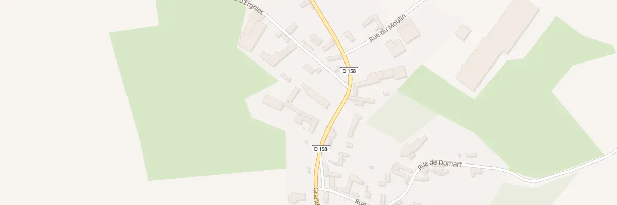 Plan du 1 Gr Grande Rue à Brucamps