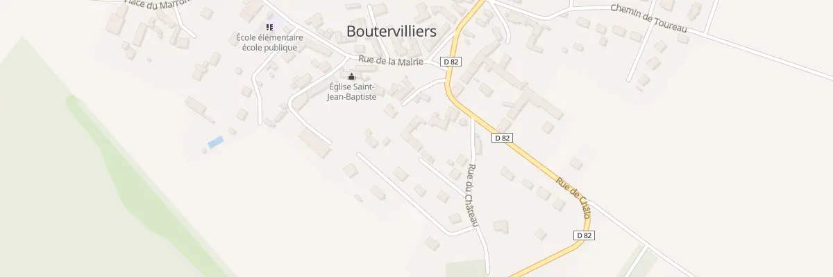 Plan du 3T Rue du Château à Boutervilliers
