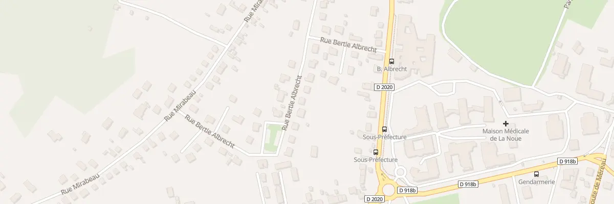 Plan du 17 Rue Bertie Albrecht à Vierzon