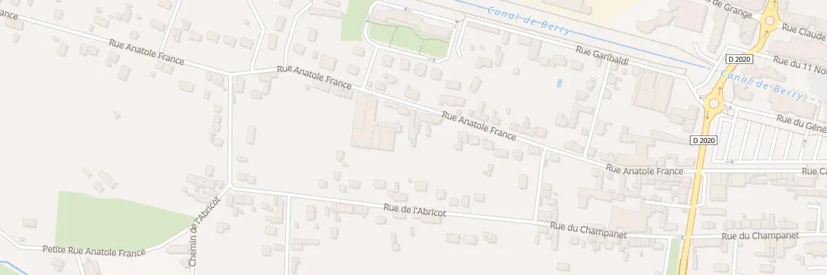 Plan du 51 Rue Anatole France à Vierzon