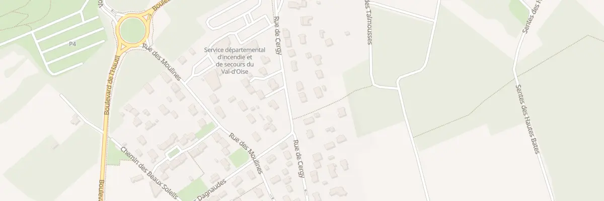 Plan du 128 Rue de Cergy à Neuville-sur-Oise
