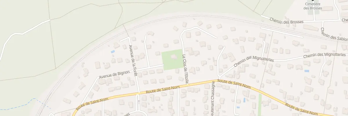 Plan du 84 Rte de Saint Nom à L’Étang-la-Ville