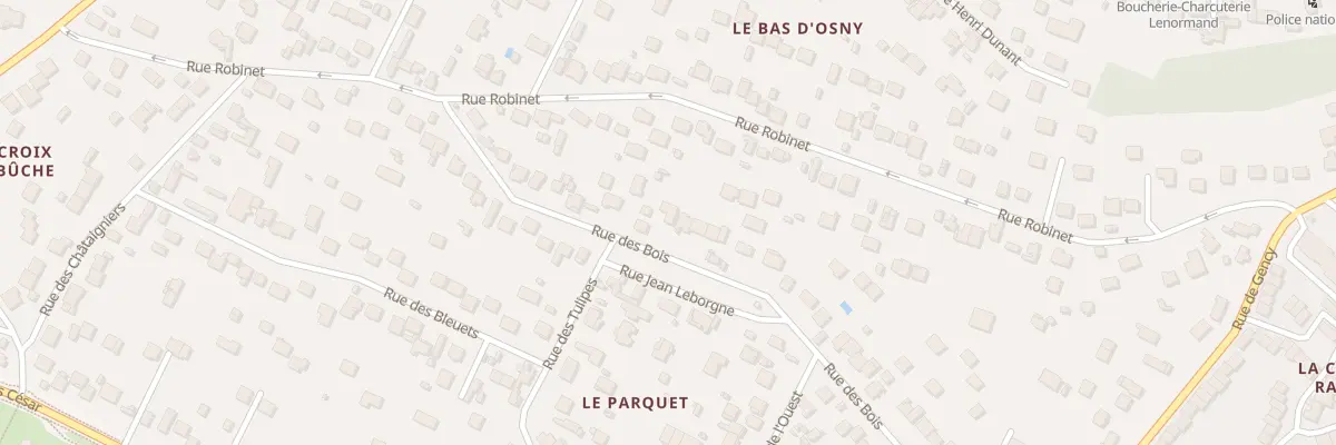Plan du 23 Rue des Bois à Osny
