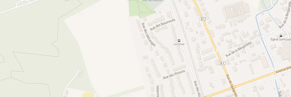 Plan du 31 Rue des Mésanges à Beauvais