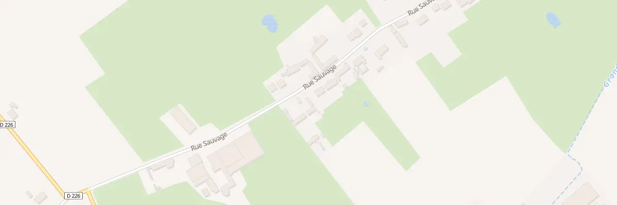 Plan du 342 Rue Sauvage à Zutkerque