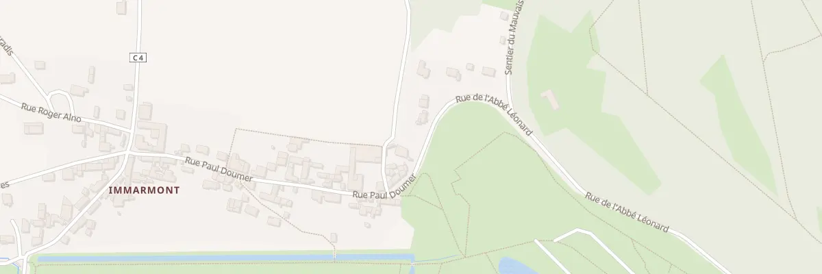 Plan du 1 Rue l’Abbe Leonard à Osny