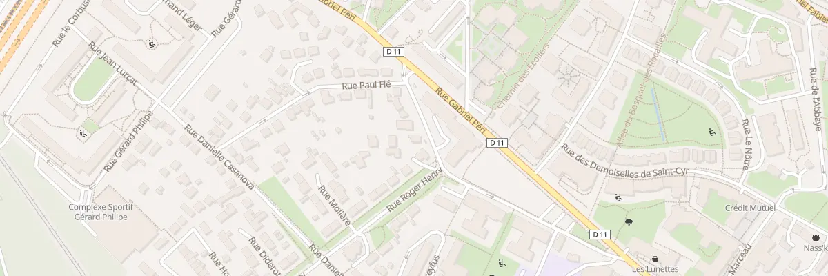 Plan du 25 Rue Lucien Sampaix à Saint-Cyr-l’École