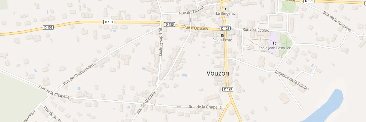 Plan du 17 Rue de Glatigny à Vouzon