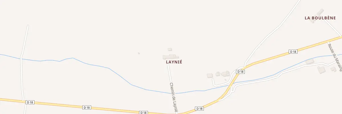 Plan de Chem de Laynie à Bellegarde-du-Razès
