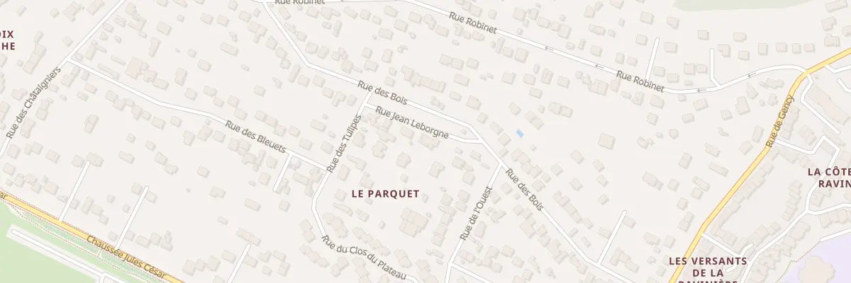 Plan du 8 Rue Jean Leborgne à Osny