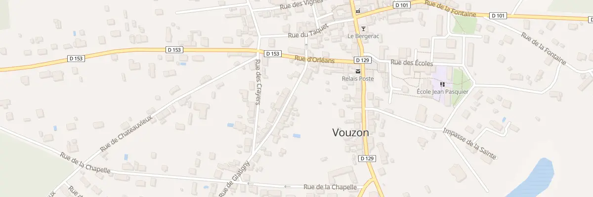 Plan du 11 Rue de Glatigny à Vouzon
