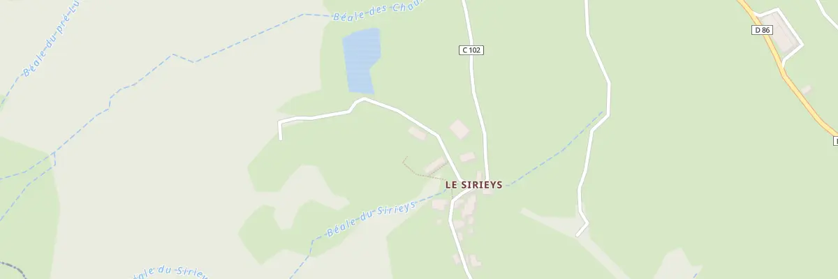 Plan du 5088 Les Sirieys à Prendeignes