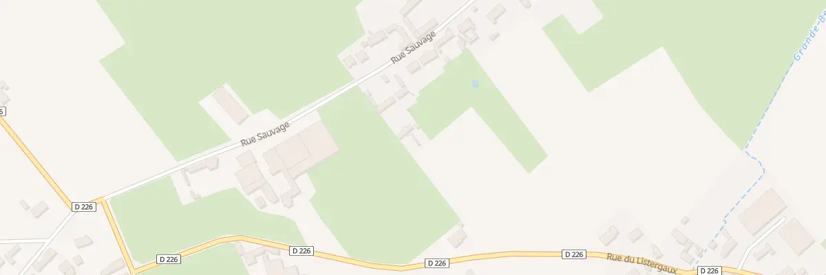 Plan du 332 Rue Sauvage à Zutkerque