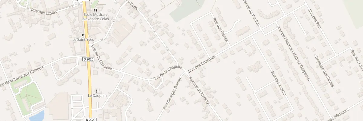 Plan du 61 Rue du Berry à Salbris