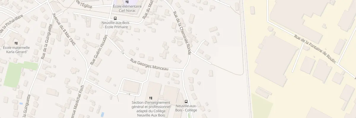Plan du 18 Rue de la Cheminée Ronde à Neuville-aux-Bois
