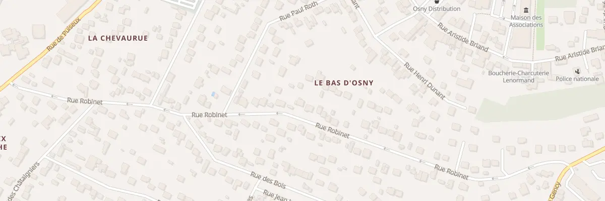 Plan du 45 Rue Robinet à Osny