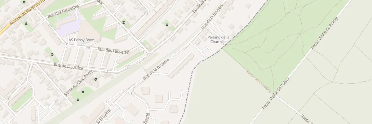 Plan du 106 Rue de la Bruyère à Poissy