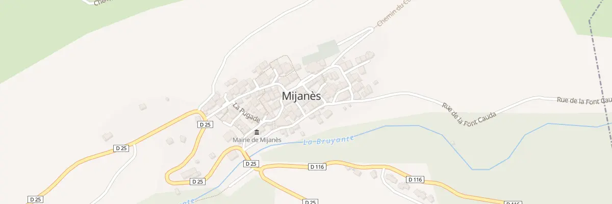Plan du 130 Le Village à Mijanès
