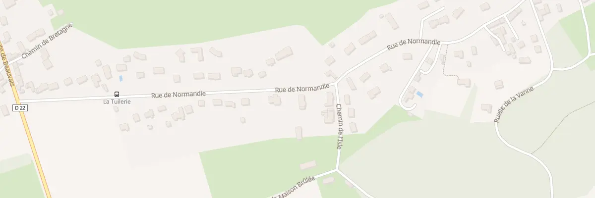 Plan du 33 Rue de Normandie à Épiais-Rhus