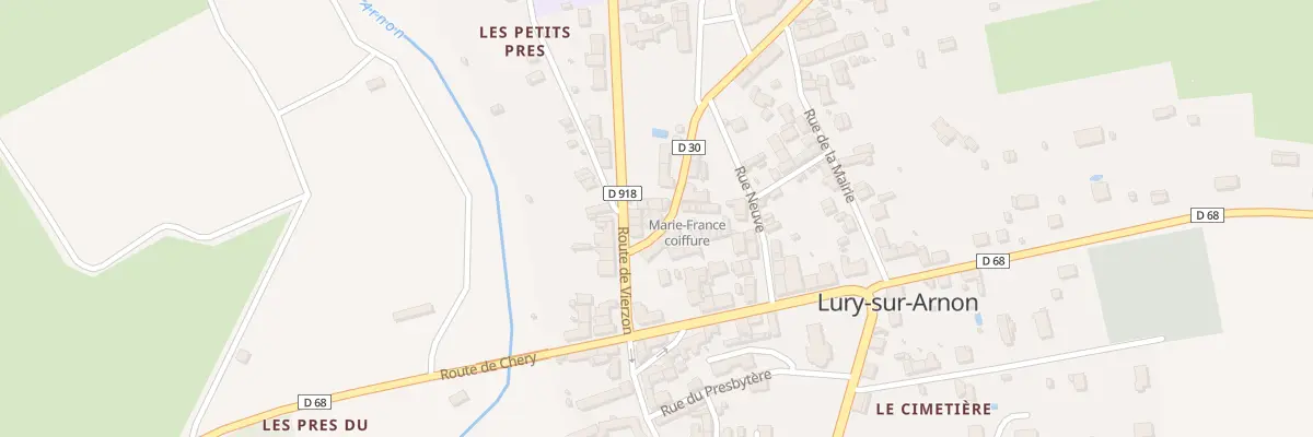 Plan du 3 Rue du Cygne à Lury-sur-Arnon