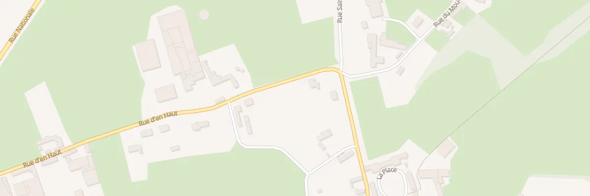 Plan du 5 Rue du Haut à Wamin