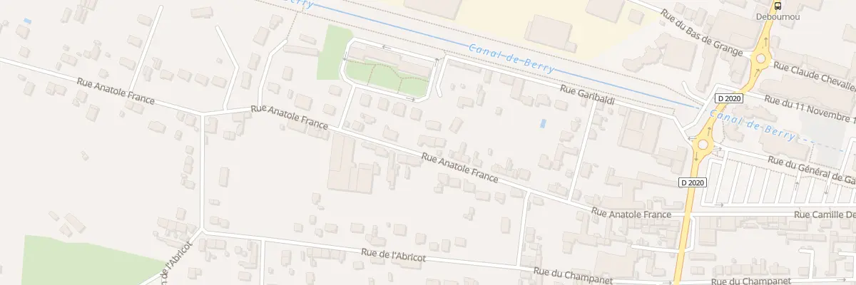 Plan du 42 Rue Anatole France à Vierzon