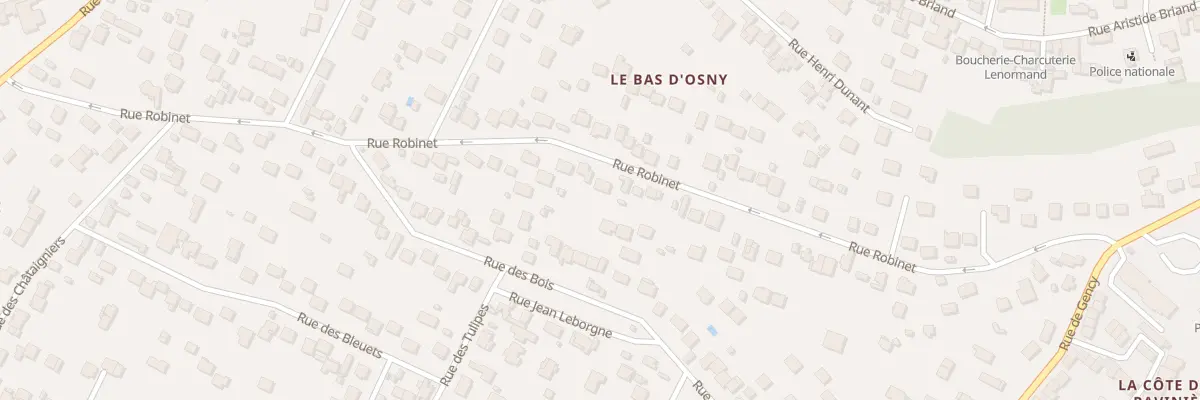 Plan du 46 Rue Robinet à Osny