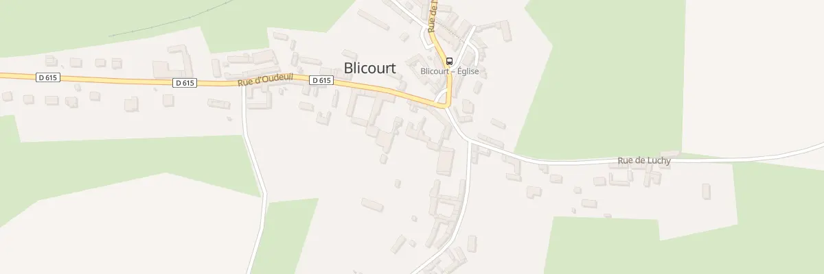 Plan du 10 Pl du Calvaire à Blicourt
