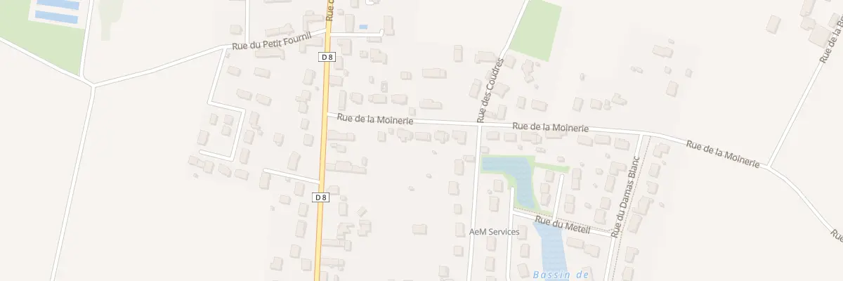 Plan du 10 Rue de la Moinerie à Vennecy